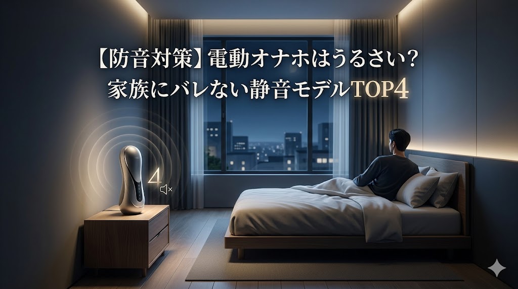 バレない静音電動オナホランキングと防音対策